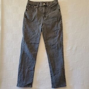 Madewell‎ The Perfect Vintage Jeans Straight Womens 25 Black Denim